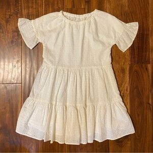 Gymboree Girls/Teens White-beige ruffled Dress NWOT size XL